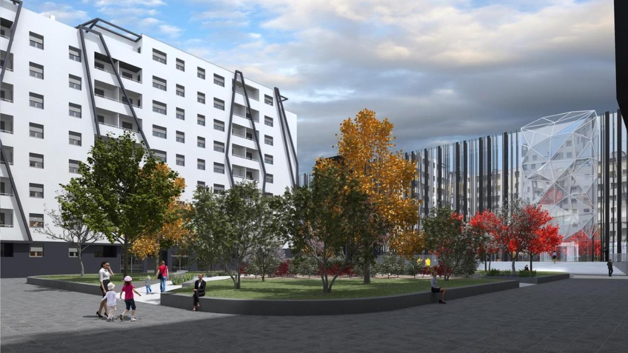 Apartment Center Pearl: Urban Oasis With Parking & Views *